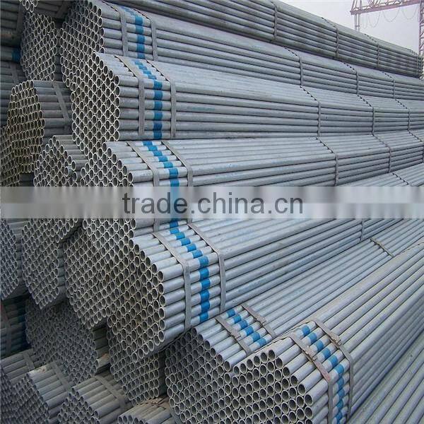 galvanized steel tube 1/2" 3/4" 1"