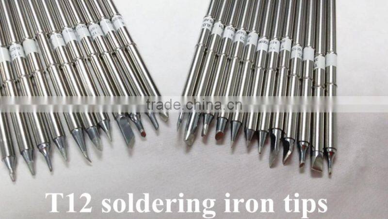 Lead Free Hakko T12 Soldering Iron Bits Solder Tips for FX-951 FX-952 Soldering Station