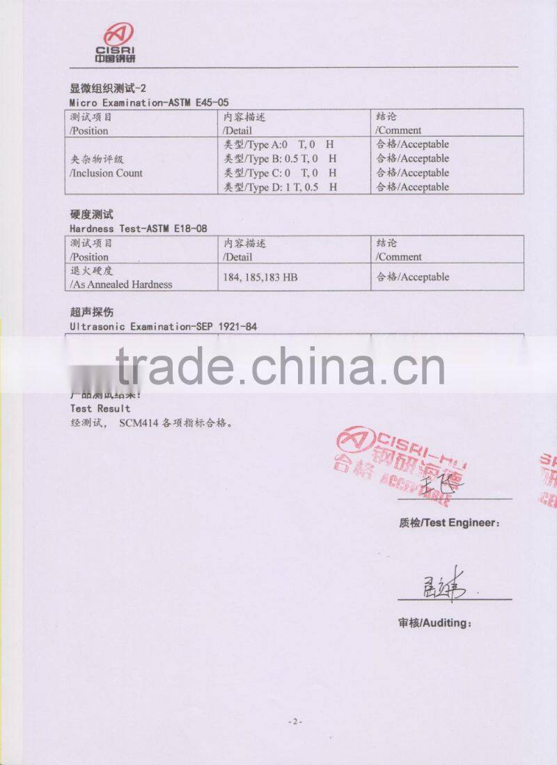 2083 ISO-B Mould Steel Plate