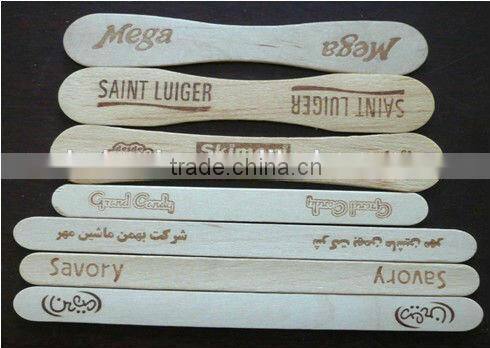 automatic branding machinery for wood ice cream sticks/spoons/coffee bars