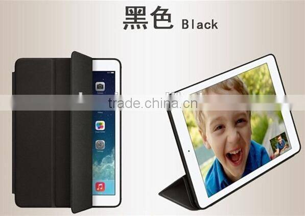 Folding stand leather case For Apple iPad 6 Air 2