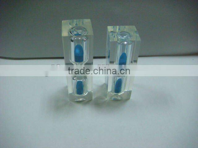 cute handicrafts crystal glass solid sand clocks