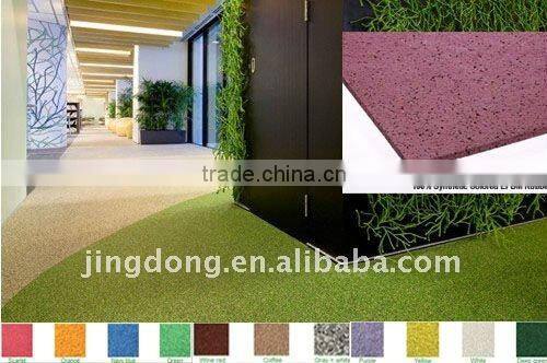 Best quality epdm rubber playground roll/rubber roll gym flooring