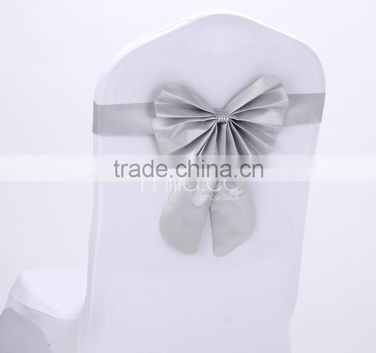 Wholesale China factory no need tie chair cover bow