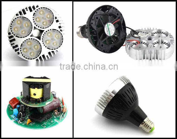 2015 Hot Selling 25W 35W PAR30 LED Lamp with taiwan Sunon Fan