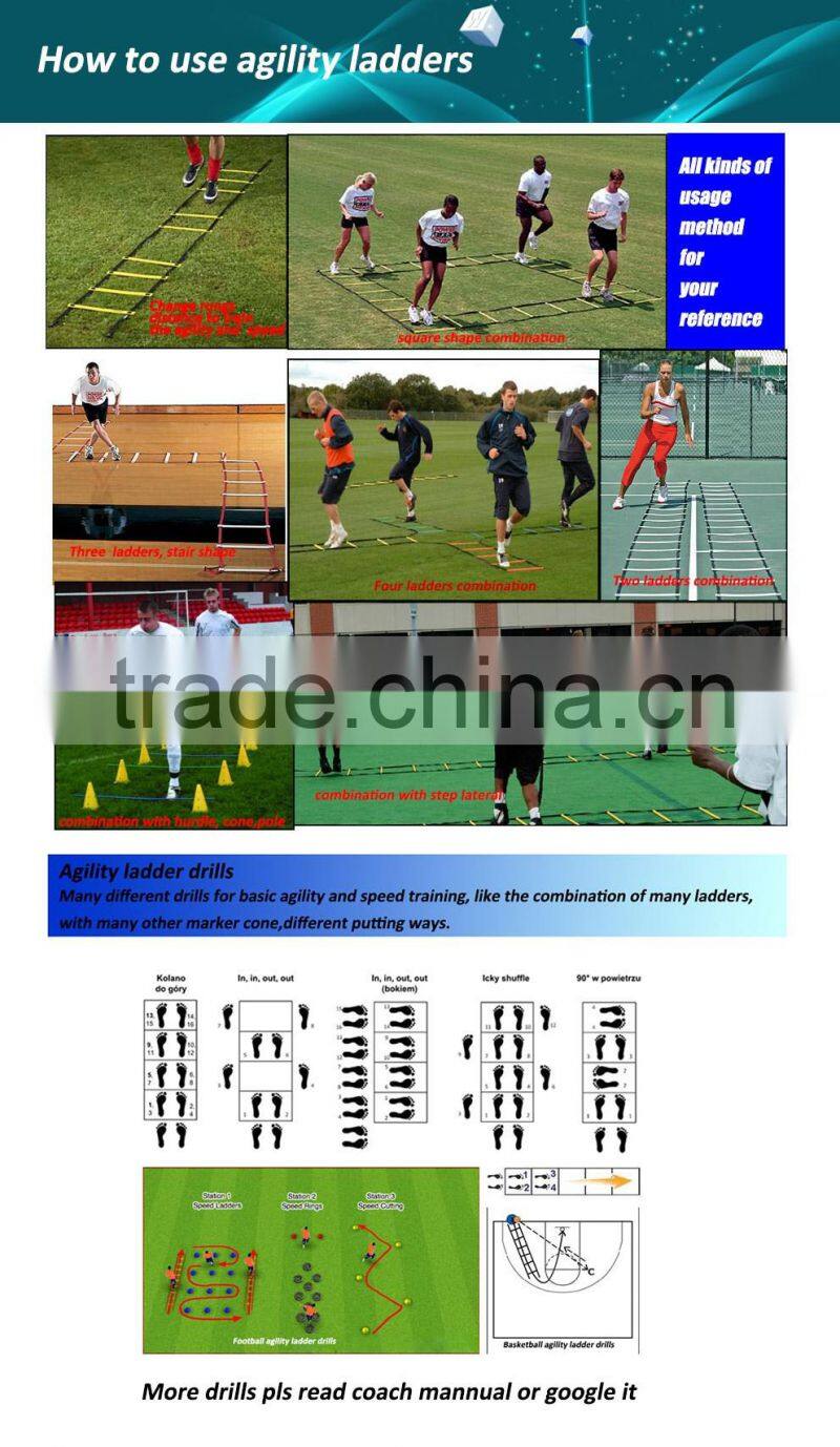 2016 Hot Selling adjustable agility ladder
