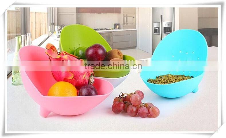 hot sell simple kitchen plastic vegetable and fruit storage basket ll010