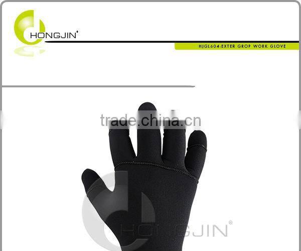Extra Grip Neoprene Black Work Gloves