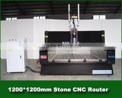 Heavy Duty Stone Engraving CNC Router 1300*2500mm With Yaskawa Servo Motor DSP Offline Control 5.5Kw Spindle ZK-1325