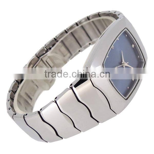 fancy bracelet tungsten steel custom logo watch