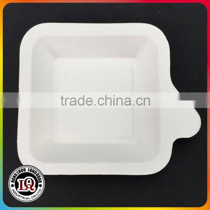 Biodegradable Bagasse Animal Small Food Tray