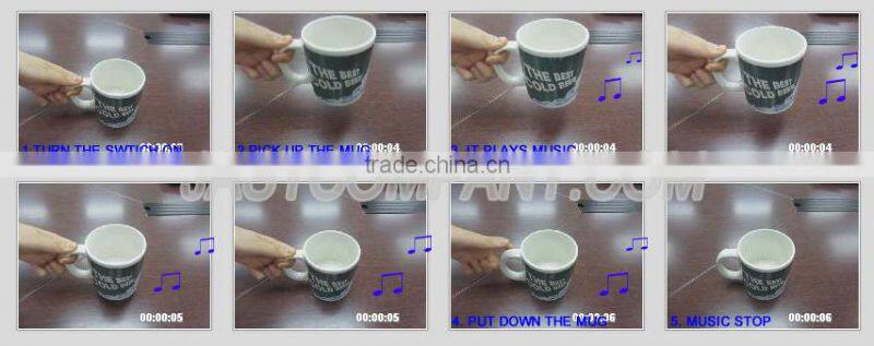 12oz Musical Ceramic Custom Coffee Mug