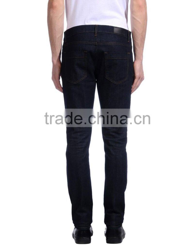5-pocket classic style mens denim pants JX006