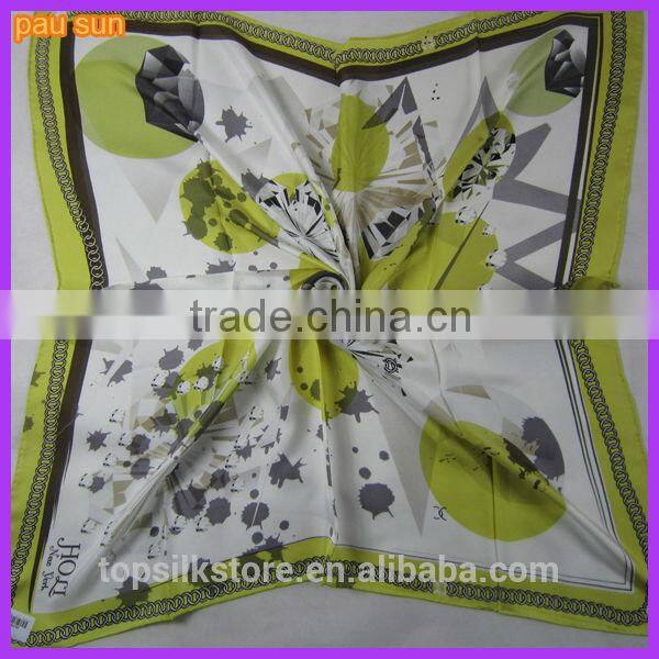 14 m/m twill cheap silk scarf wholesale 90x90