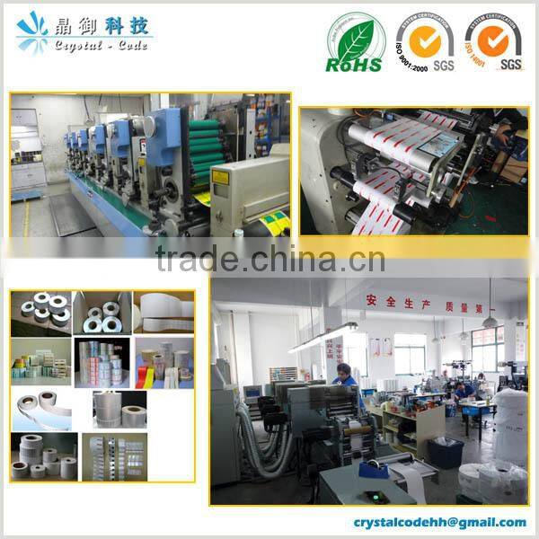 Battery label and sticker