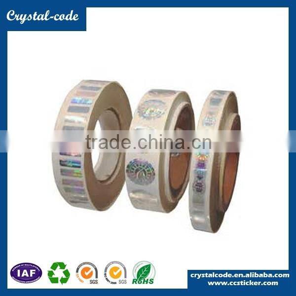 Color printing 3d technology logo hologram label