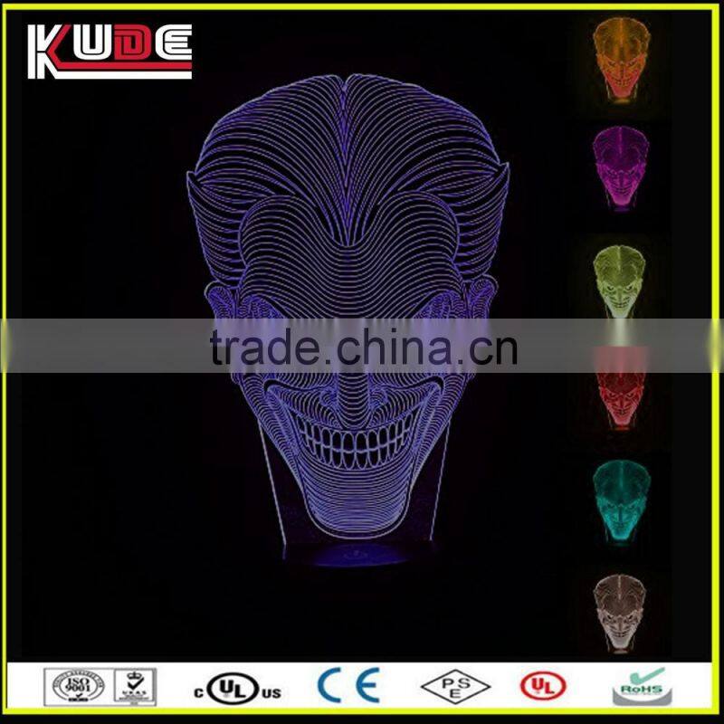 Custom Made Illusion Effect Beautiful 3D Acrylic Lamp From Guangdong