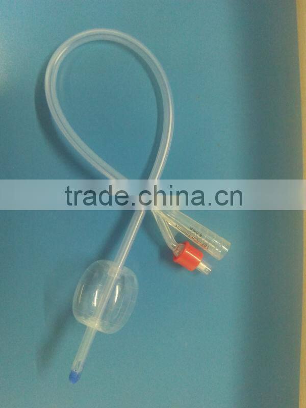 3-way Disposable Silicone Foley Catheter