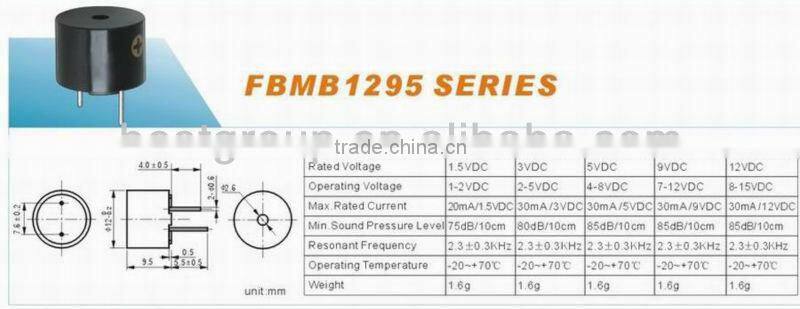 magnetic transducer buzzer