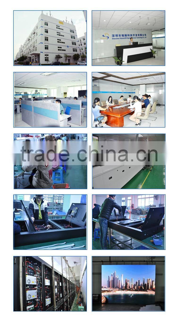 Outdoor P8 full color advertising rental LED display screen with die-casting aluminum cabinet