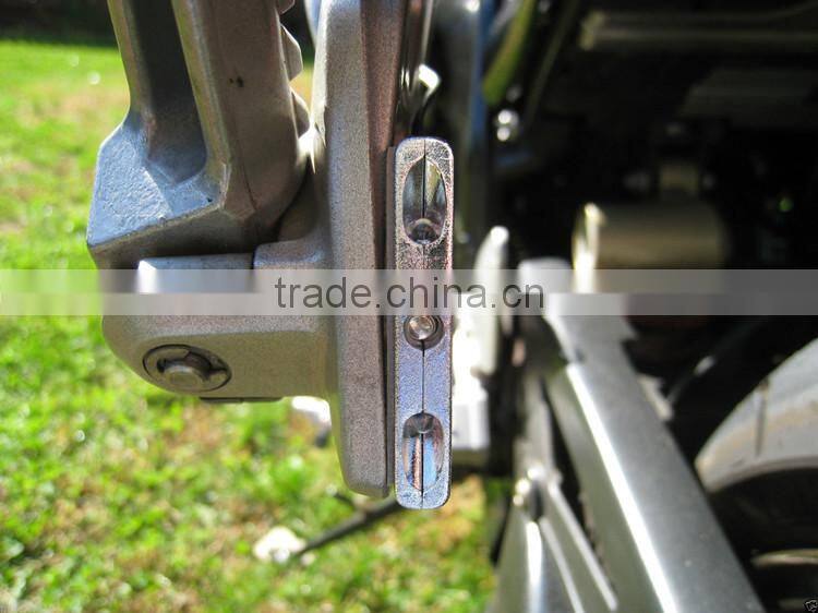 Slim Chrome 3 LED Motorcycle Plate Light License Number Rear Tag Sport Bike