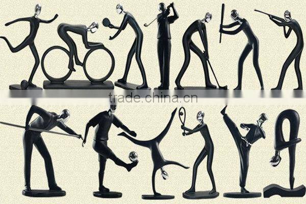 modern sculpture + baseball sculpture, fashion resin sculpture 2013