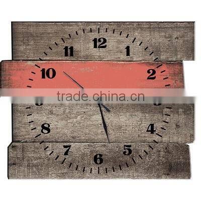 Shabby Chic Wooden Wall Clock For Home Decoration
