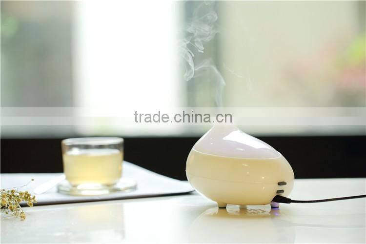 Aromatherapy electric essential oil diffuser with color led lights