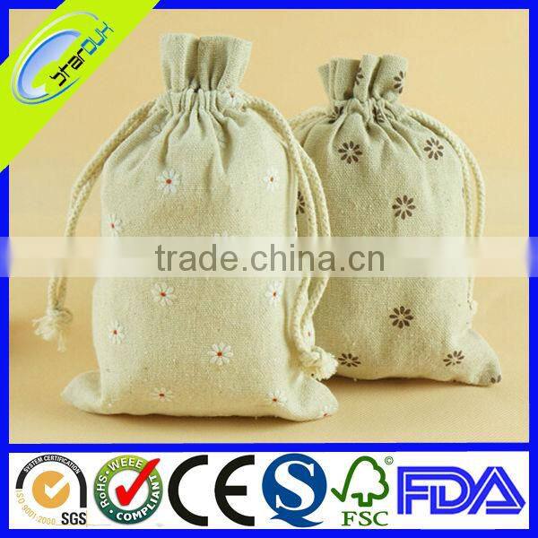 cotton wine drawstring bag manufacturer