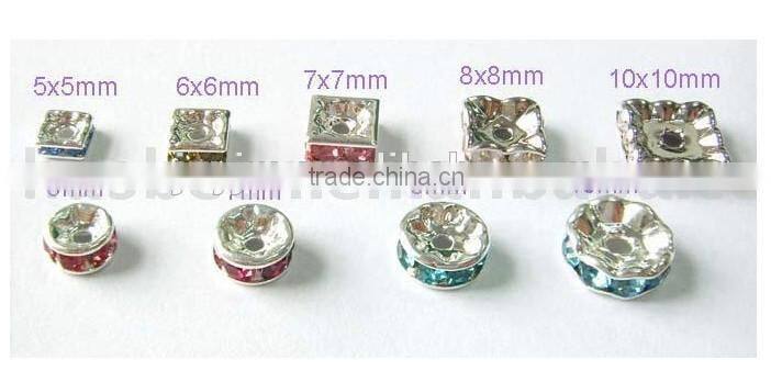 Crystal Rondelles Round