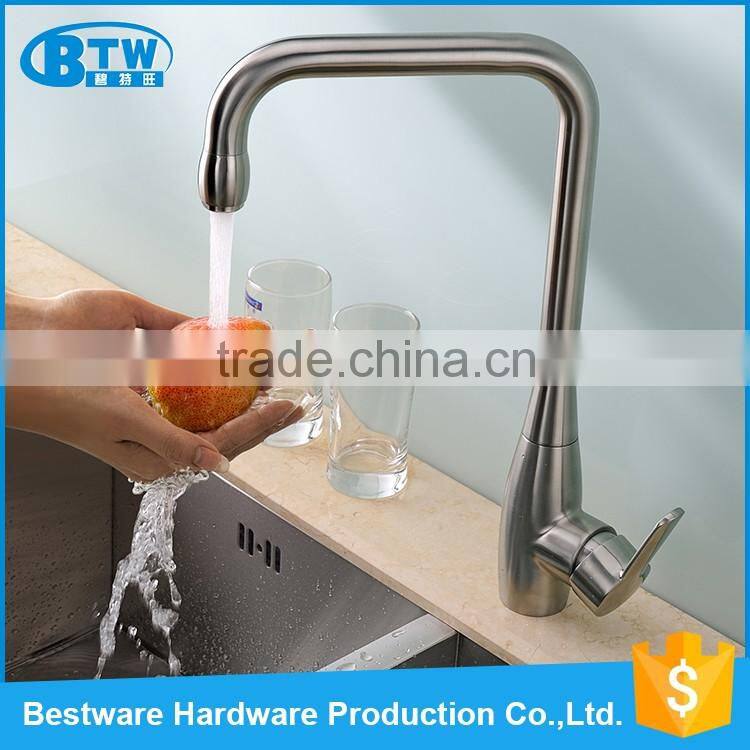 Wholesale custom 304 stainless steel Thermostatic upc kitchen sink water faucet