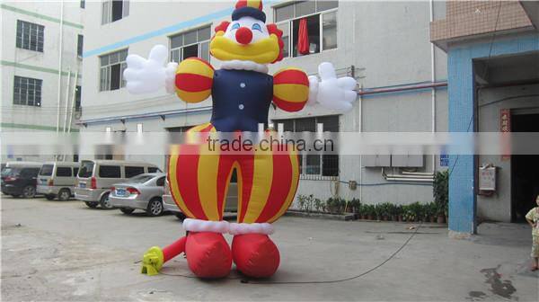 inflatable clown, inflatable joker, inflatable cartoon for advertising