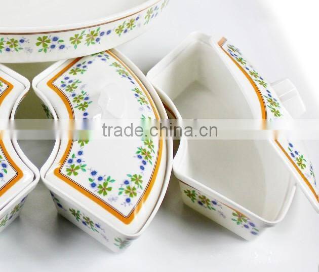 colorful combine type melamine boxes set