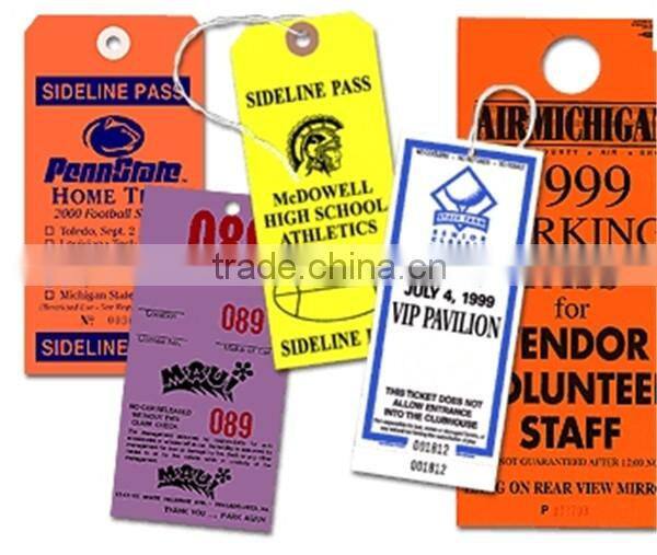 fashion cheap Price paper hang Tags For Clothing garment bag