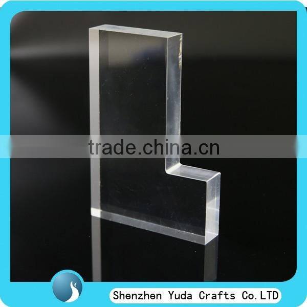 solid plexiglass English letter acrylic crystal letter signs, 3d advertising alphabet letter