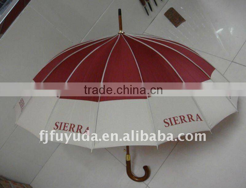 16k good selling strong golf umbrella