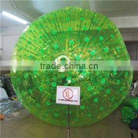 Popular 100% TPU inflatable color zorb ball