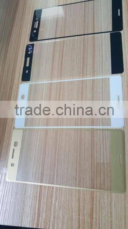 Curved Edge Glass Guard Anti-figerprint Anti-water Tempered Glass Screen Protector For Sony XP