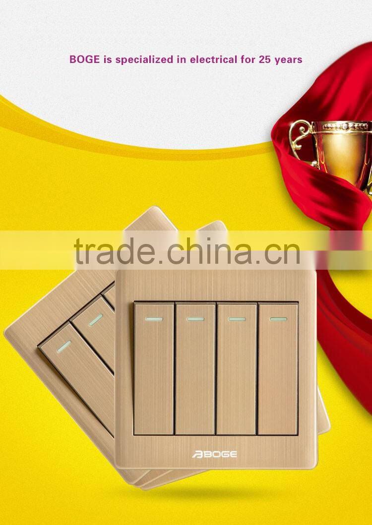 pc materials switch stainless steel cover