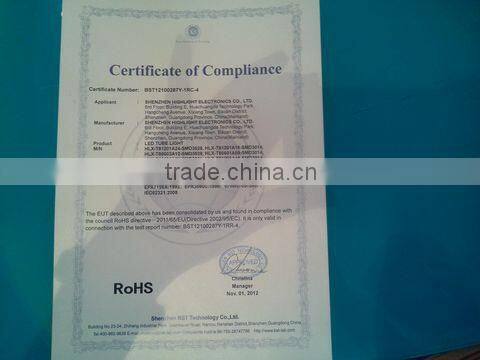 4ft 1200lm 15w circular fluorescent led tube t8 lighting