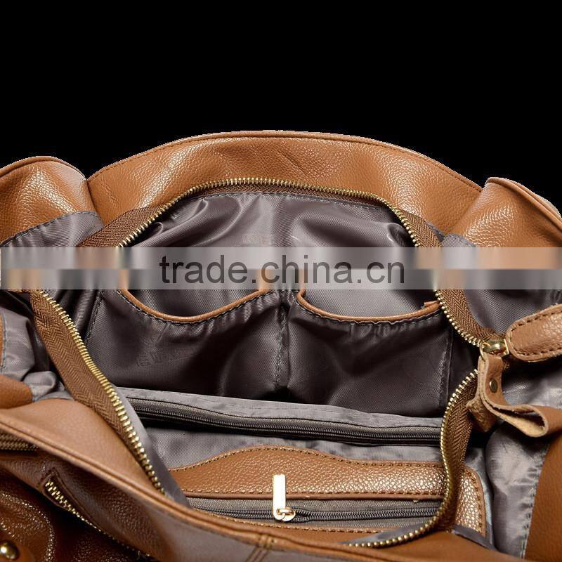 2016 popular leather bags woman handbag fashion genuine leather handbag