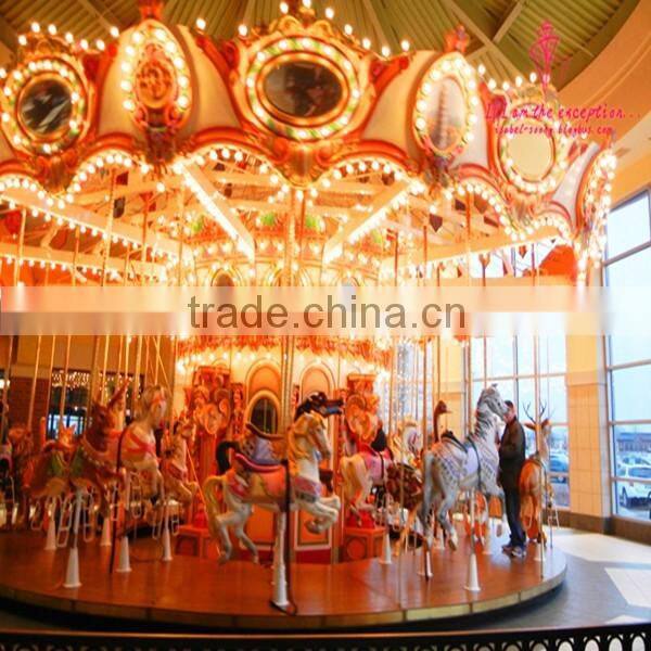 2016 kids amusement parks Luxury merry go round carousel for sale
