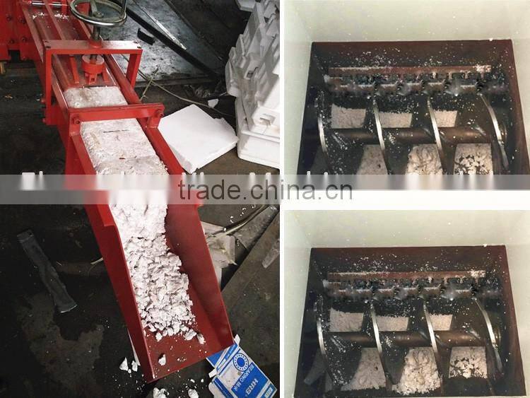 Foam compactor for eps foam block polystyrene block extrusion