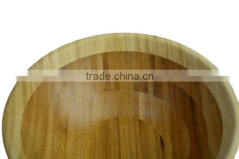 DT022/Two Colors Bamboo Round Salad Bowl ,Set of 2