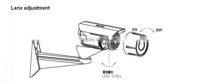 Small Waterproof IR Bullet IP Camera SA7801B-MPC-WDRD hd surveillance camera