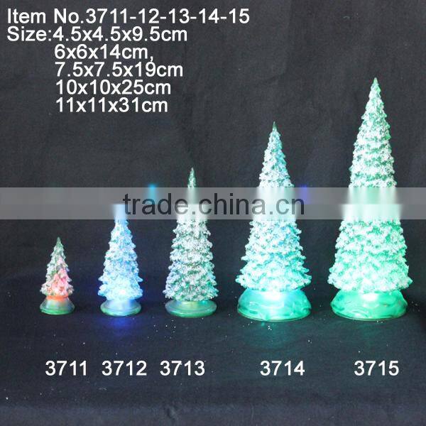 Luminous Crystal Christmas Tree Acrylic Christmas tree LED Colorful Christmas Tree Christmas