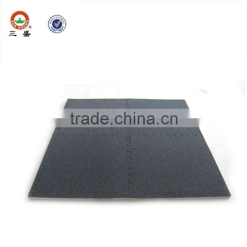 Soft rubber interlocking eva gym mat