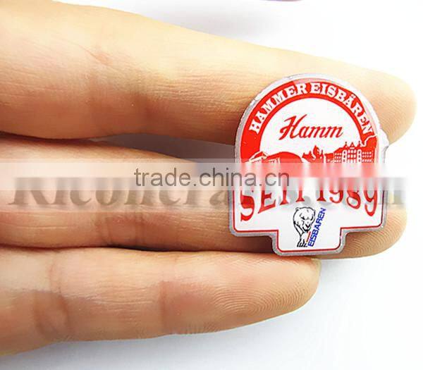 2015 Ricon Metal crafts Metal printing silver oval bracelet button