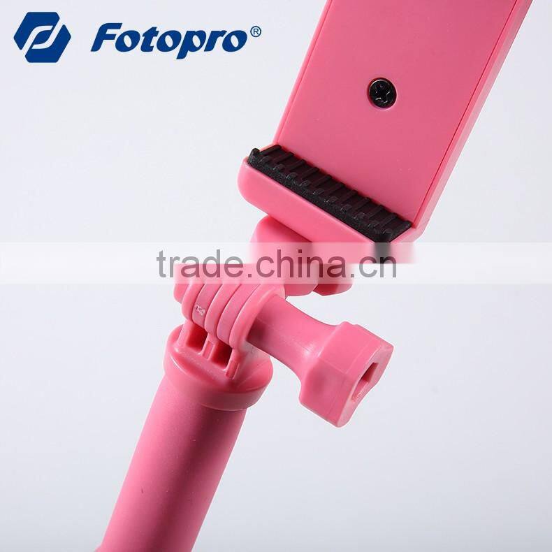 FOTOPRO bluetooth selfie stick pole monopod with go pro adapter QP-906R++SJ-85