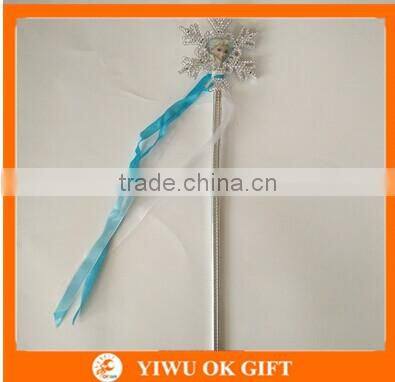 Hot Sale Frozen Elsa Crown Set Frozen Tiaras And Magic Wand For Girls Cosplay Hair Accessory